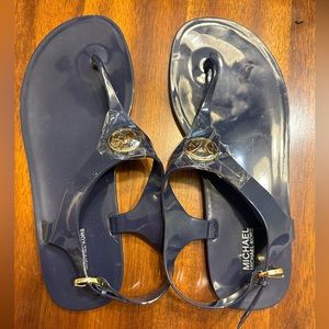 Michael by Michael Kors navy jelly sandals. Size 8 no box.